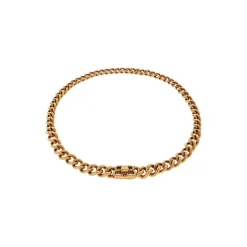 Monaco Chain Necklace in Antique Gold