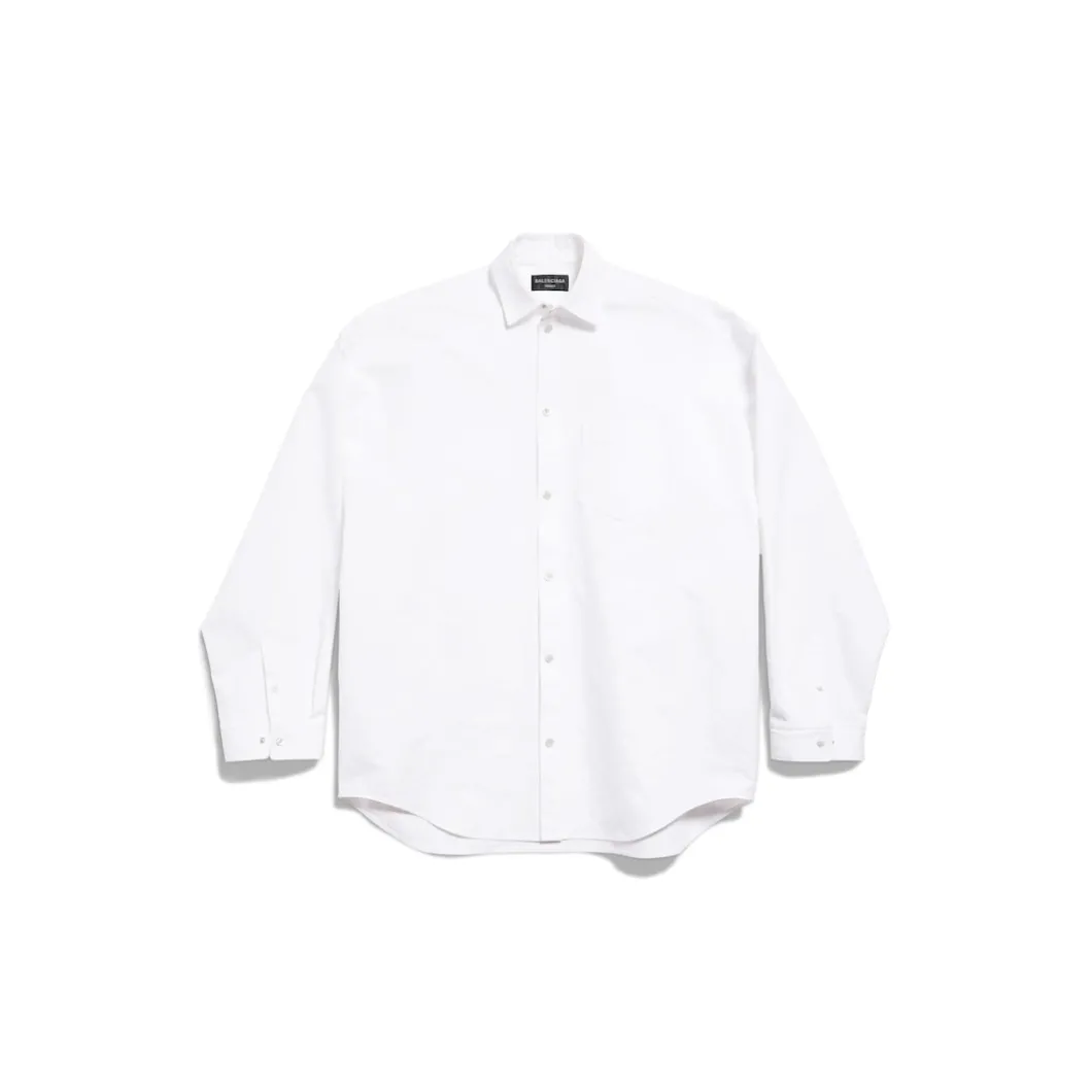 Outerwear Shirt Large Fit in White