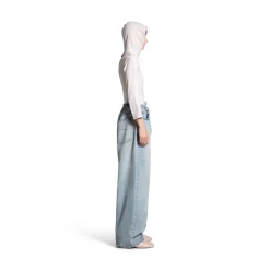 Oversized Baggy Pants in Blue