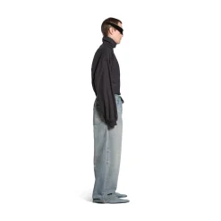 Oversized Baggy Pants in Light Blue