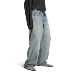 Oversized Baggy Pants in Light Blue