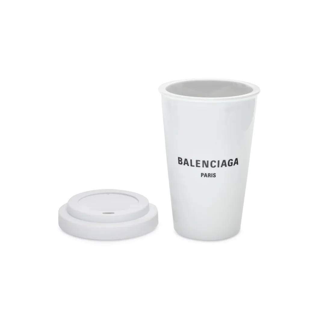 Paris Coffee Cup in White