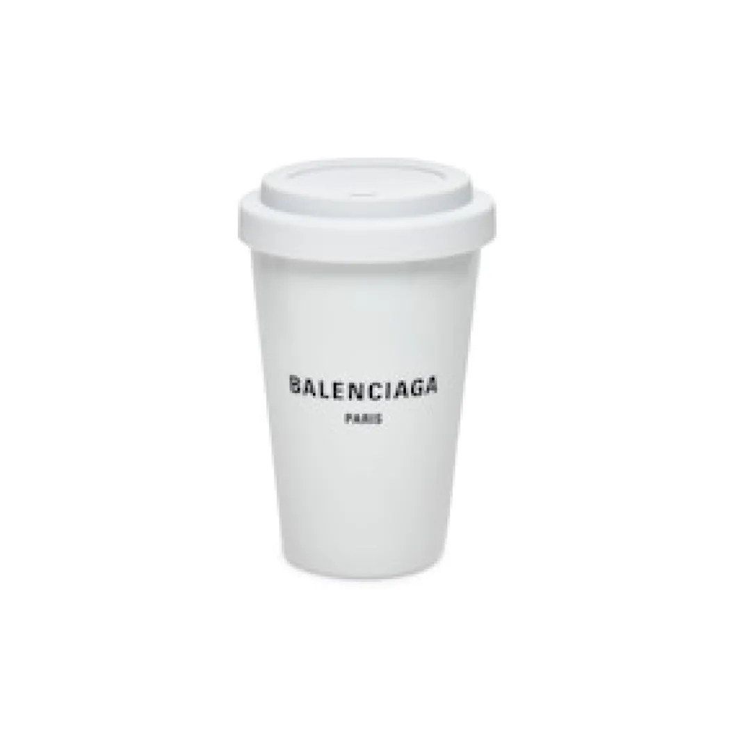 Paris Coffee Cup in White