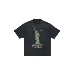 Paris Liberty T-shirt Medium Fit in Black
