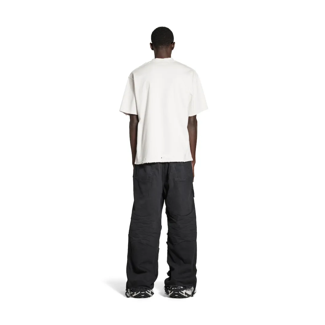 Paris Liberty T-shirt Medium Fit in Off White