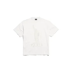 Paris Liberty T-shirt Medium Fit in Off White