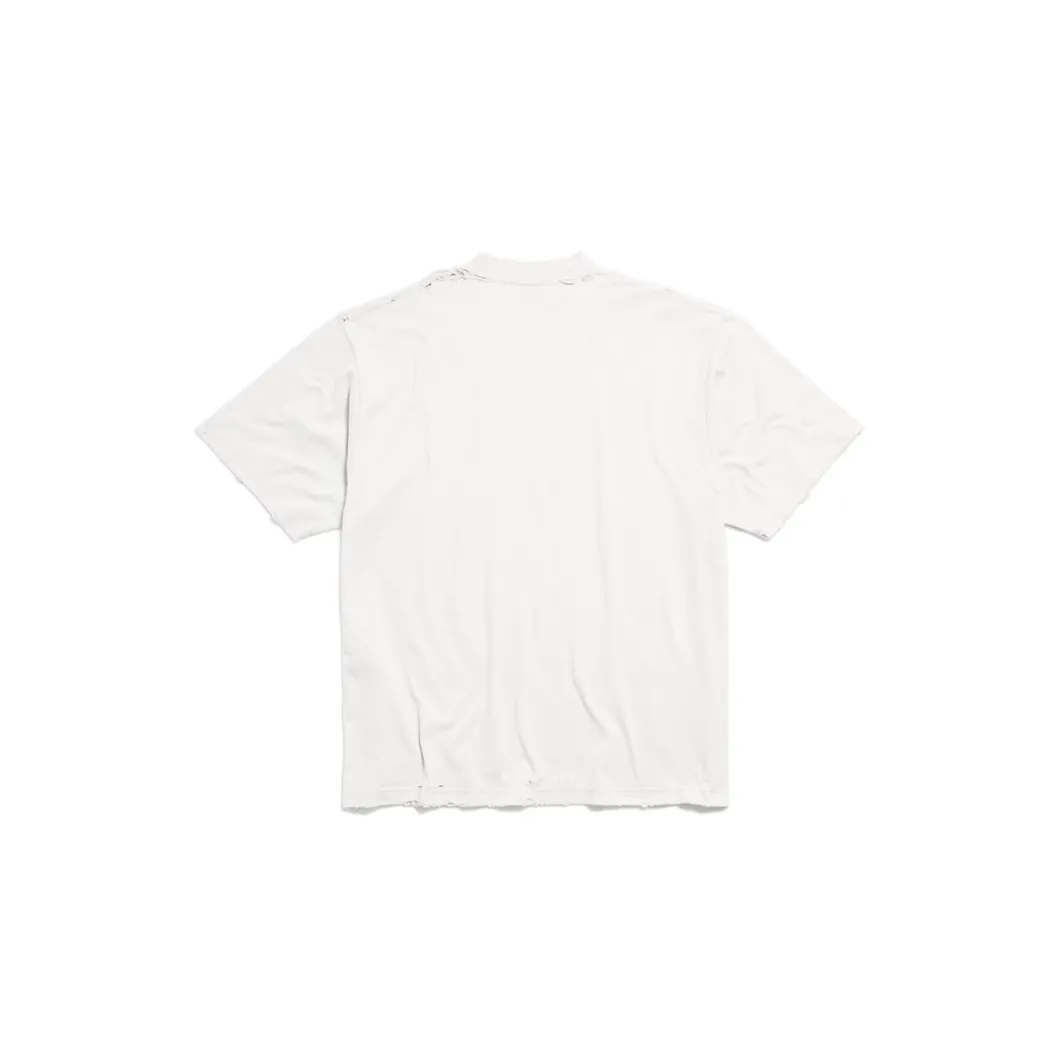 Paris Liberty T-shirt Medium Fit in Off White