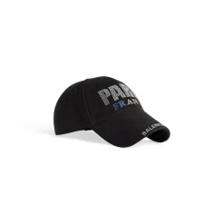 Paris Strass Cap in Black