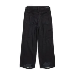 Patchwork Pyjama Pants in Black