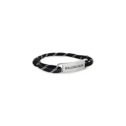 Plate Bracelet in Black