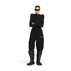 Political Campaign Baggy Sweatpants in Black