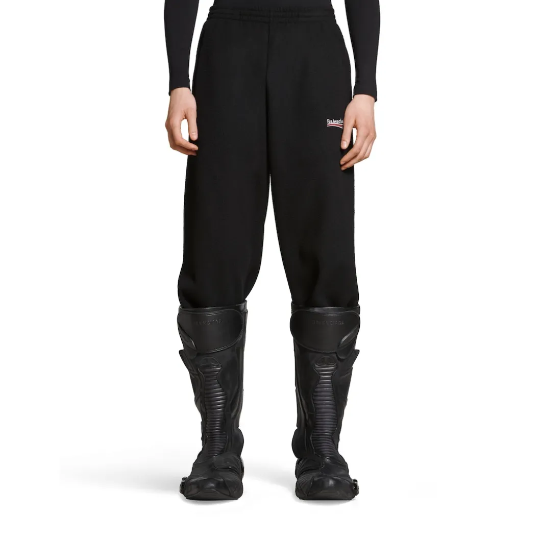 Political Campaign Baggy Sweatpants in Black