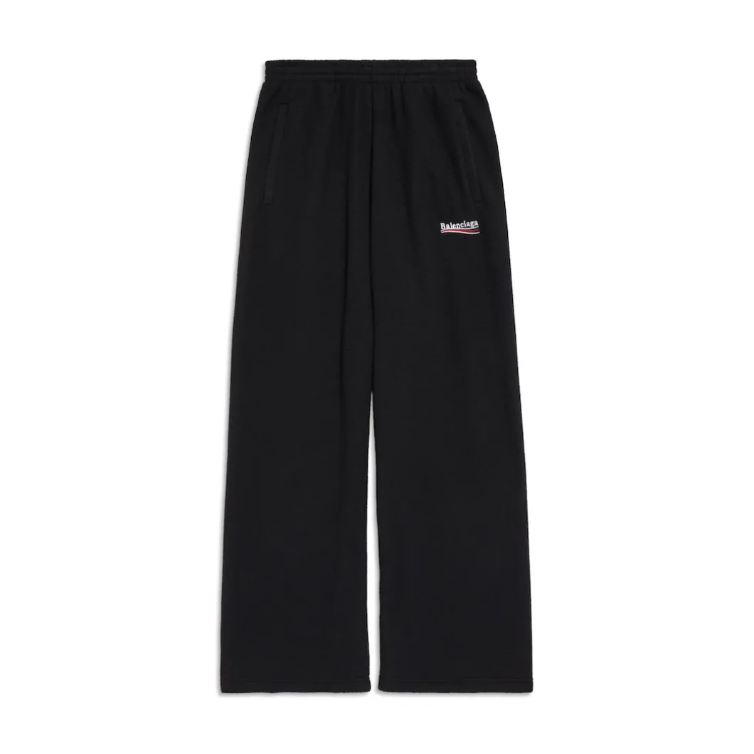 Political Campaign Baggy Sweatpants in Black