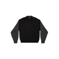 Political Campaign Hybrid Sweater in Black