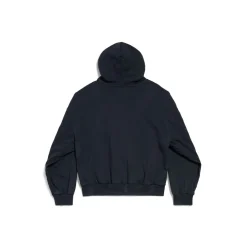 Saint Germain Zip-up Hoodie Regular Fit in Dark Blue