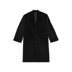 Skater Tailored Coat in Black