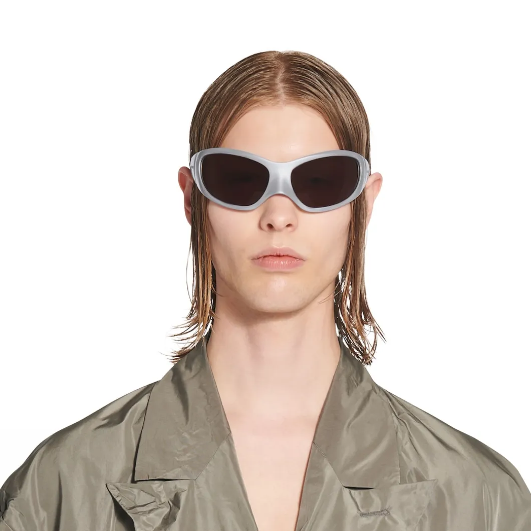 Skin Xxl Cat Sunglasses in Silver