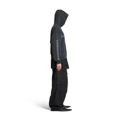 Stencil Type Hoodie Medium Fit in Black