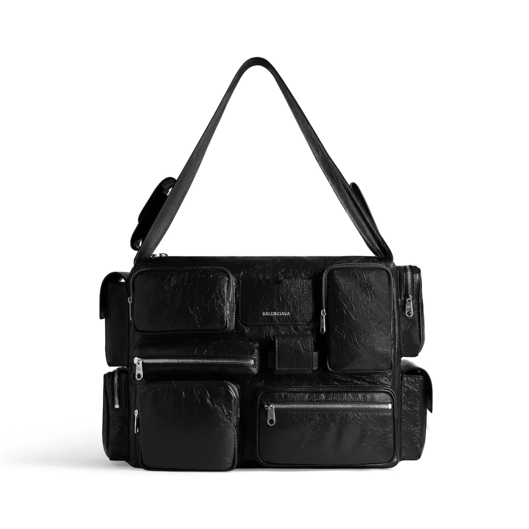 Superbusy Large Sling Bag in Black