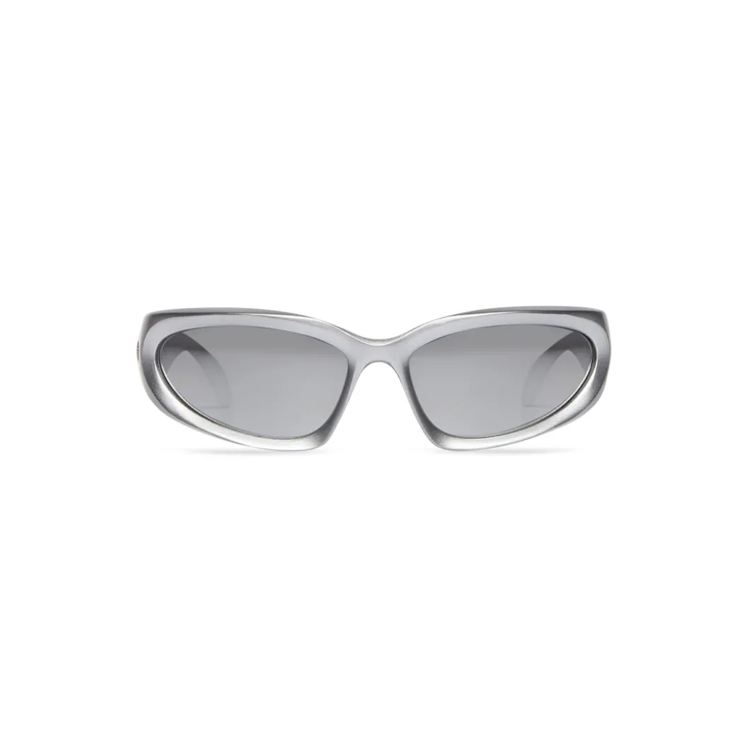 Swift Oval Sunglasses in Silver