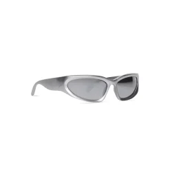 Swift Oval Sunglasses in Silver