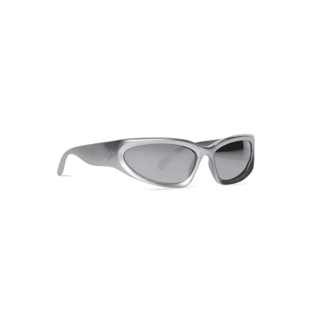 Swift Oval Sunglasses in Silver