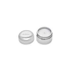 Travel Candle in Silver/white
