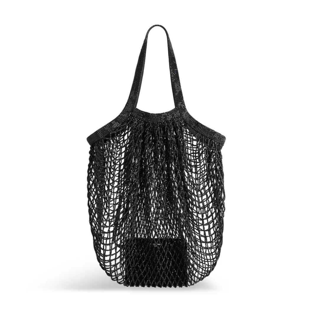 Women's 24/7 Large Bag With Rhinestones in Black