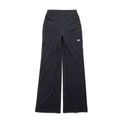 Women's Activewear Flared Slim Pants in Black