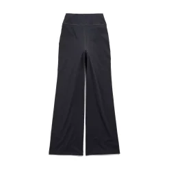 Women's Activewear Flared Slim Pants in Black