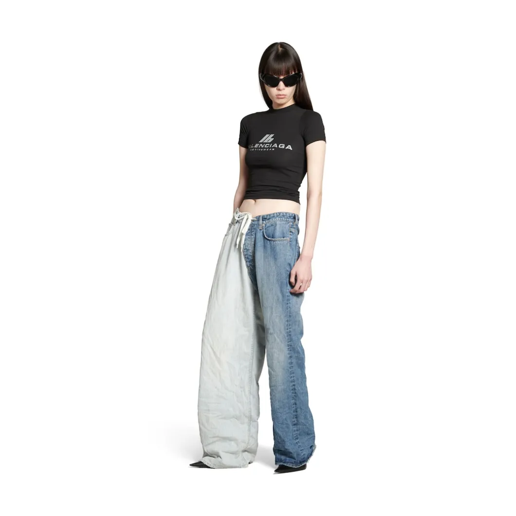 Women's Activewear T-shirt Fitted in Black