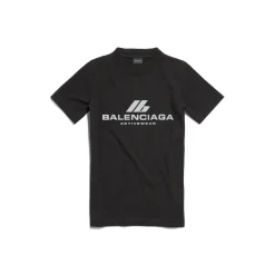 Women's Activewear T-shirt Fitted in Black