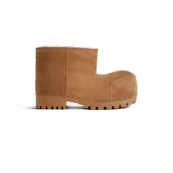 Women's Alaska Fur Bootie in Brown