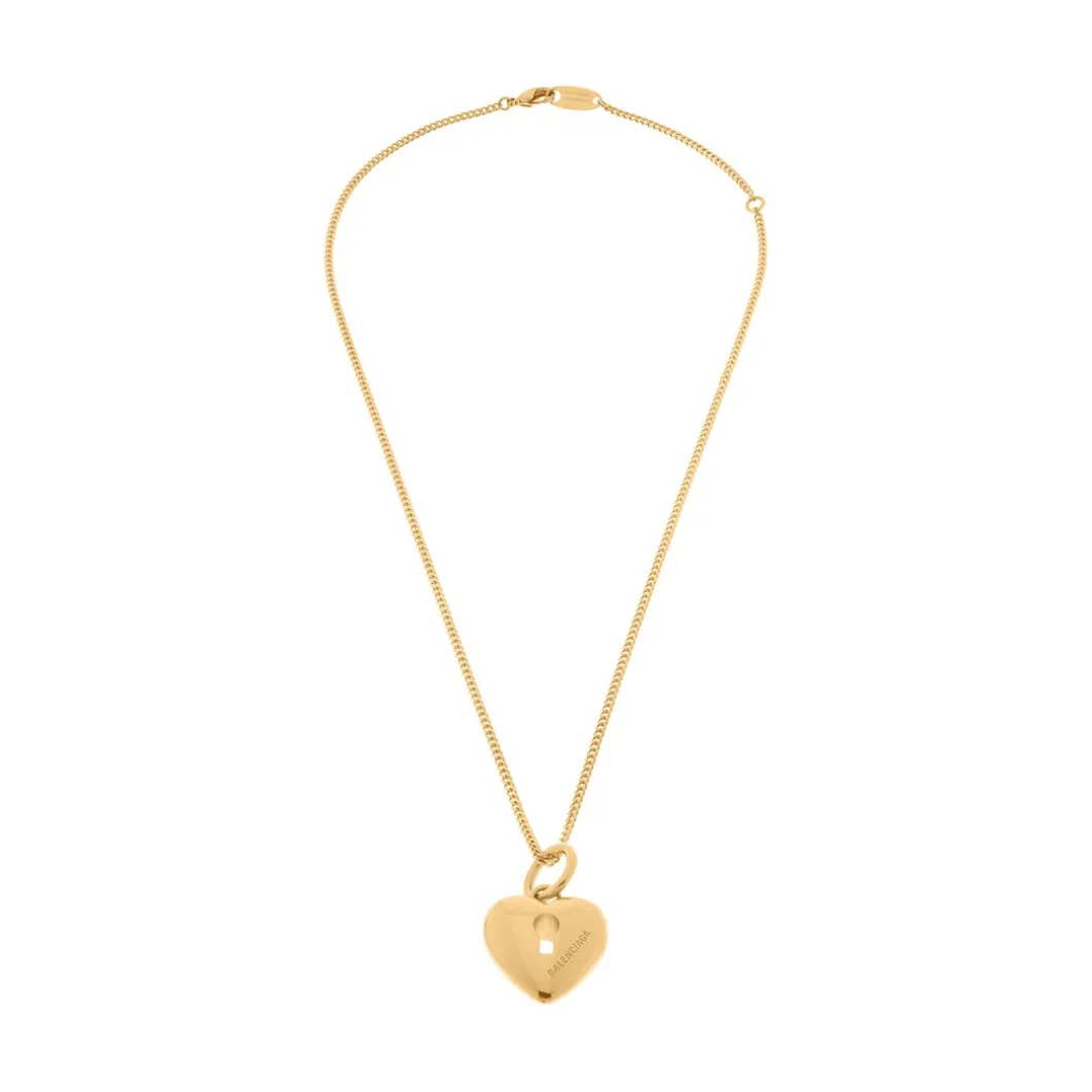 Women's Amour Heart Necklace in Gold