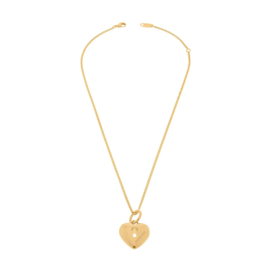 Women's Amour Heart Necklace in Gold