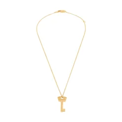 Women's Amour Key Necklace in Gold