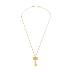 Women's Amour Key Necklace  in Gold