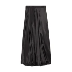 Women's Asymmetric Skirt in Black