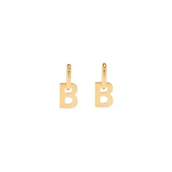 Women's B Chain Xl Earrings in Gold