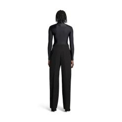 Women's Baggy Tailored Pants in Black