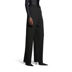 Women's Baggy Tailored Pants in Black