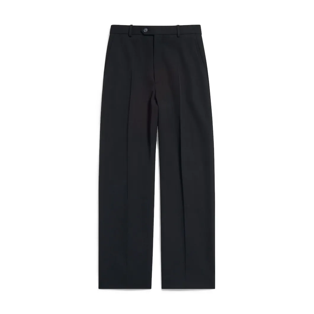Women's Baggy Tailored Pants in Black