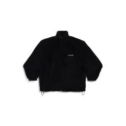 Women's Balenciaga Back Zip-up Jacket in Black