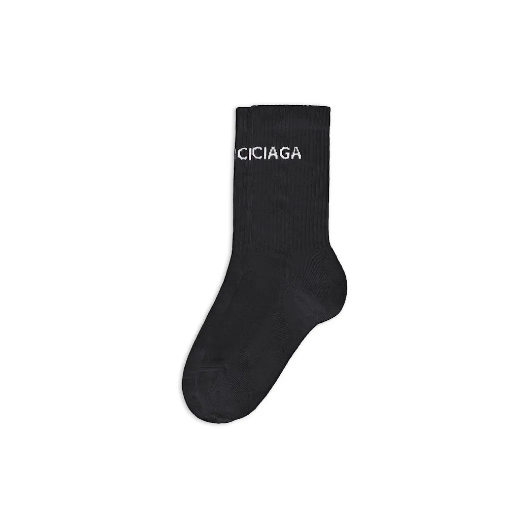 Women's Balenciaga Socks in Black/white