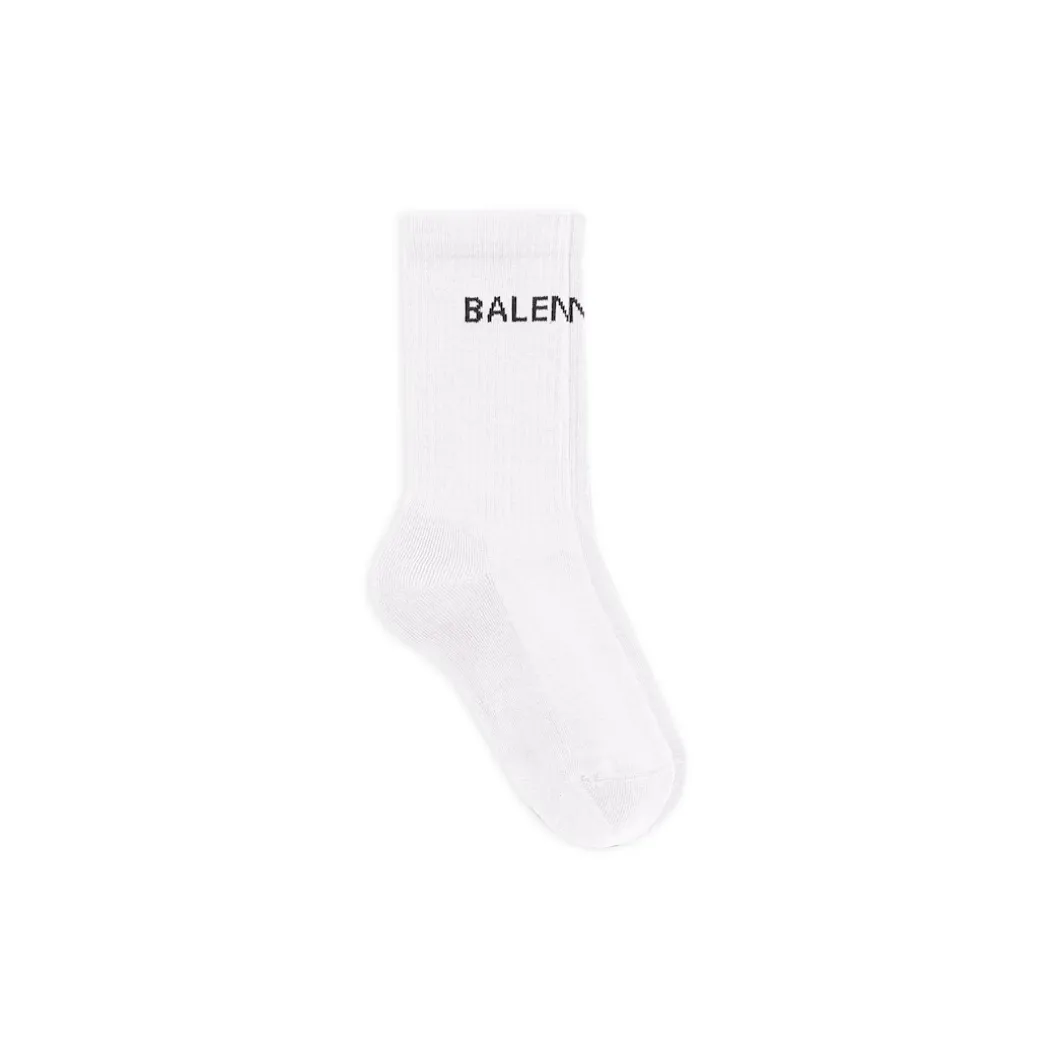 Women's Balenciaga Socks in White/black