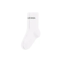Women's Balenciaga Socks in White/black
