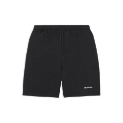 Women's Balenciaga Sweat Shorts in Black