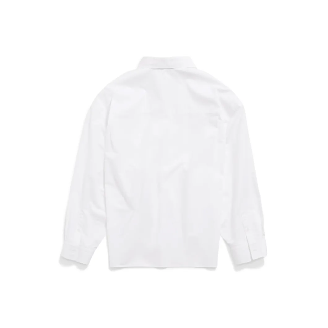 Women's Balenciaga Wrap Shirt Large Fit in White