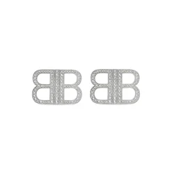 Women's Bb 2.0 Earrings in Silver