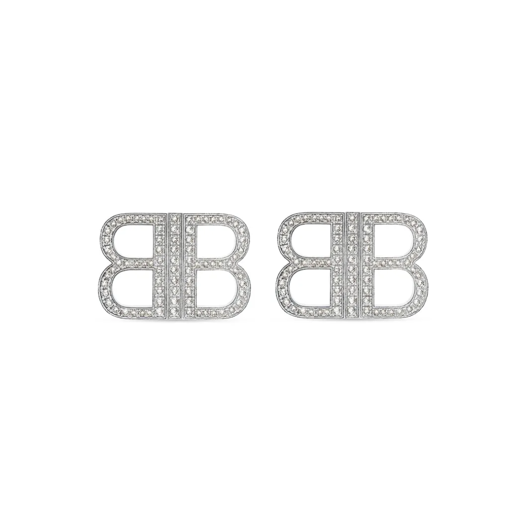 Women's Bb 2.0 Earrings in Silver